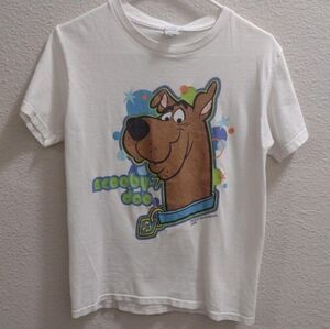Vintage‎ Scooby-Doo Cartoon Men's White T-shirt